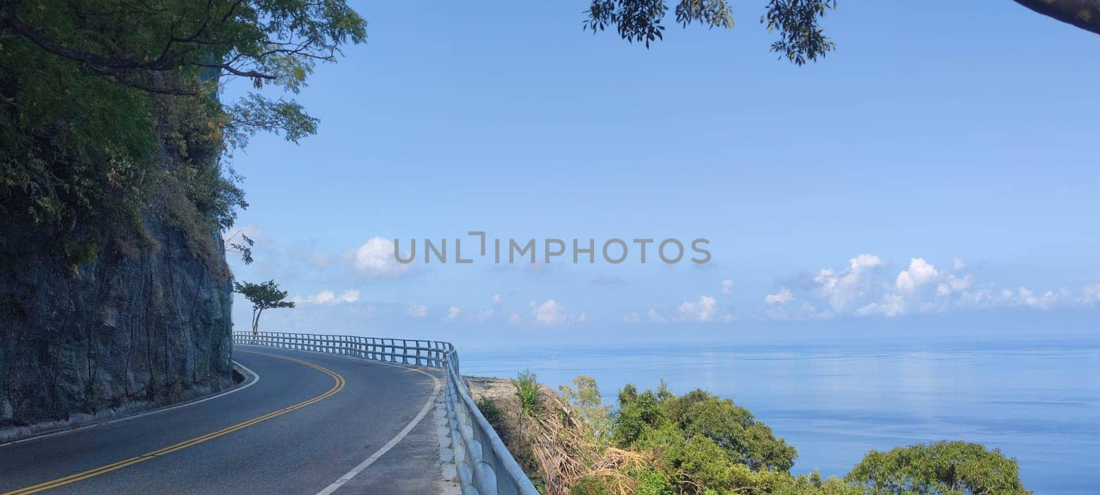 Suhua Highway, Yilan - Aug 29, 2022 : Chingshui Ocean cliffs are the highest coastal cliffs in Taiwan