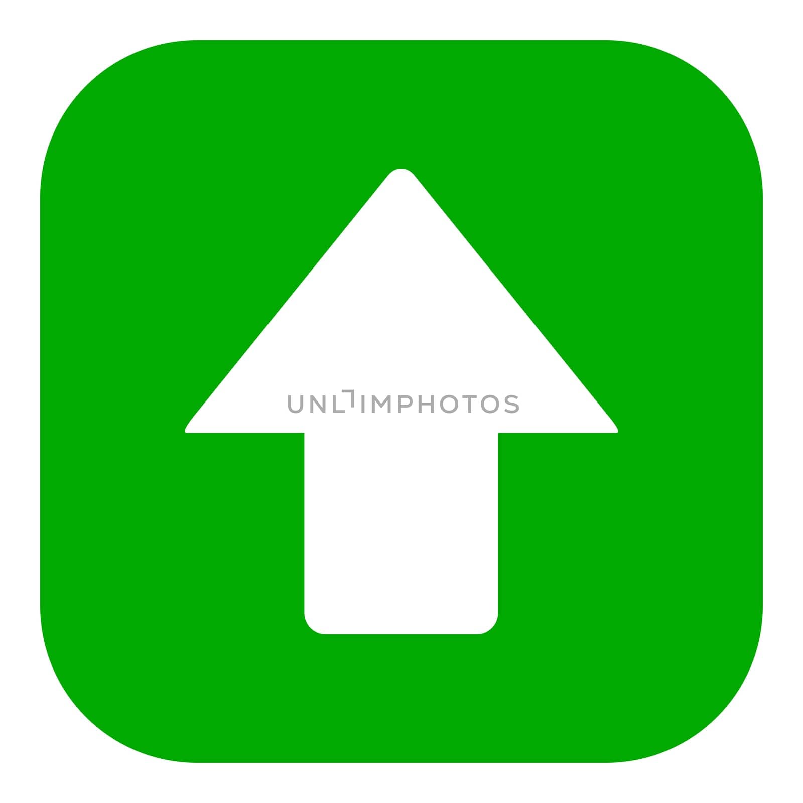 Up arrow and app icon