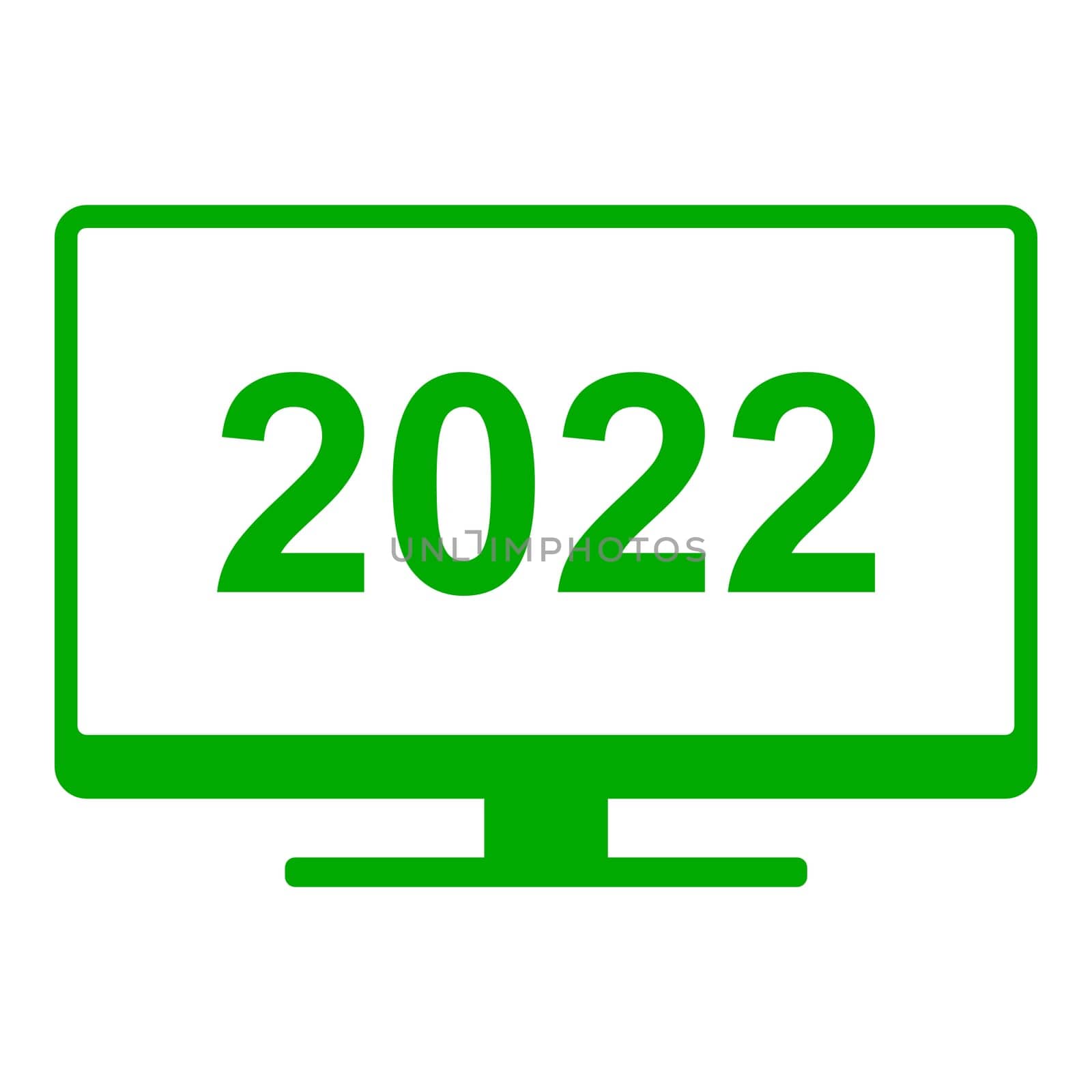 Year 2022 and screen