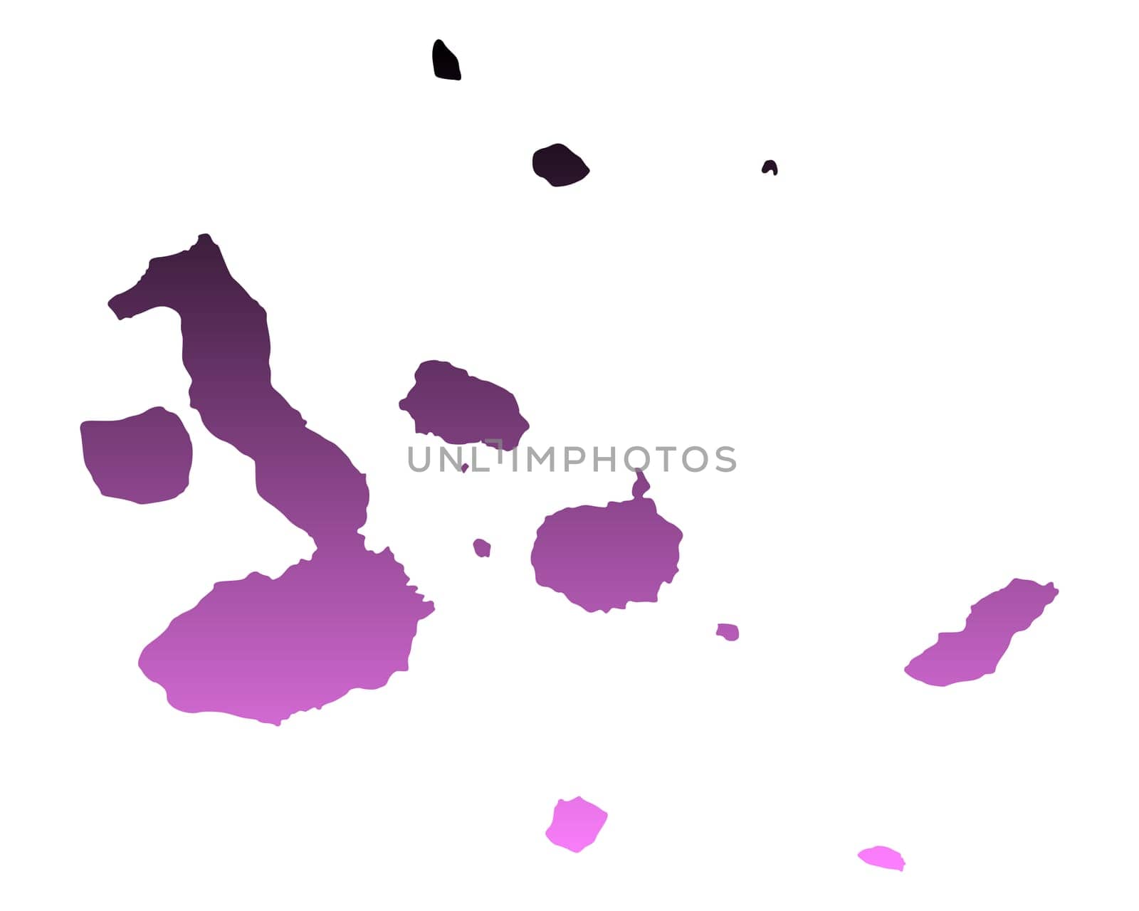 Map of Galapagos Islands