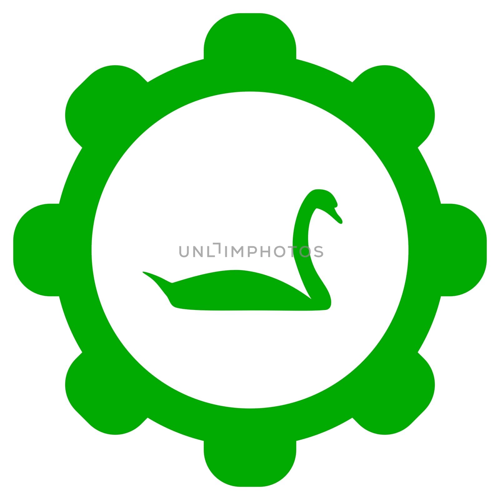 Swan and wheel