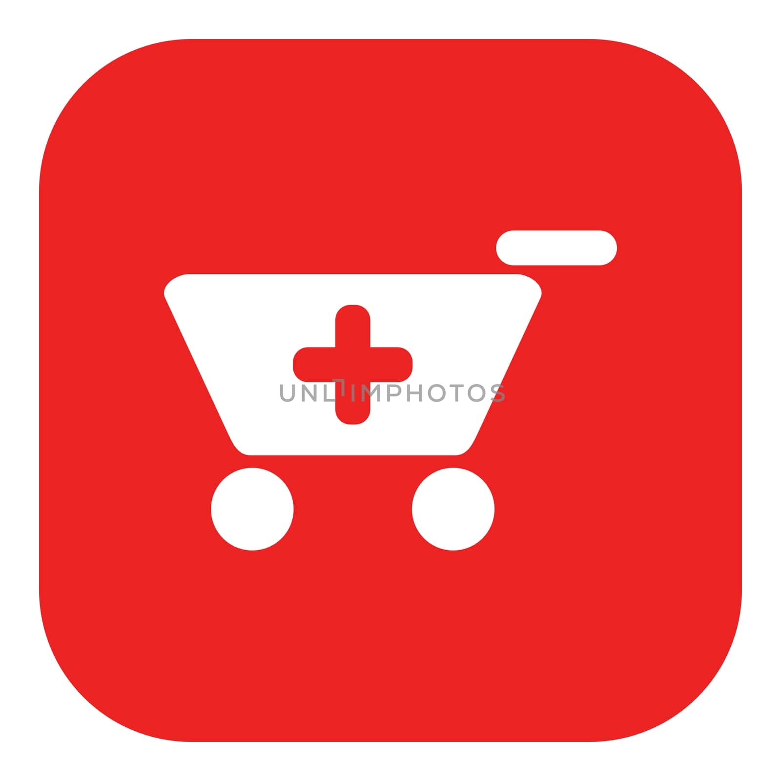 Shopping cart and app icon