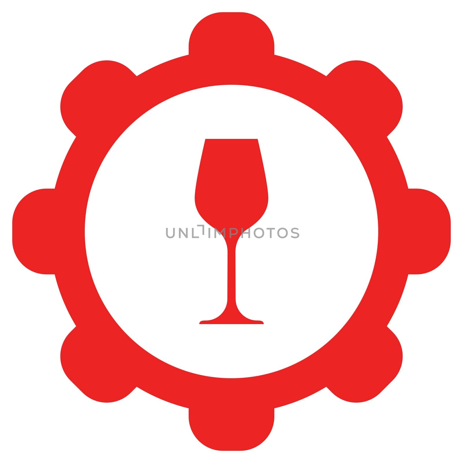 Wine glass and wheel