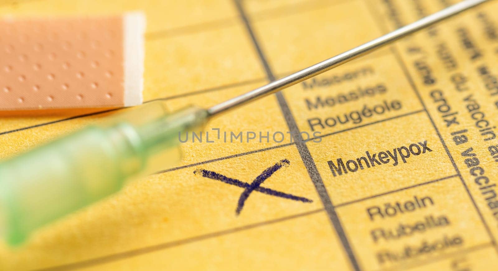 Certificate of vaccination - Monkeypox