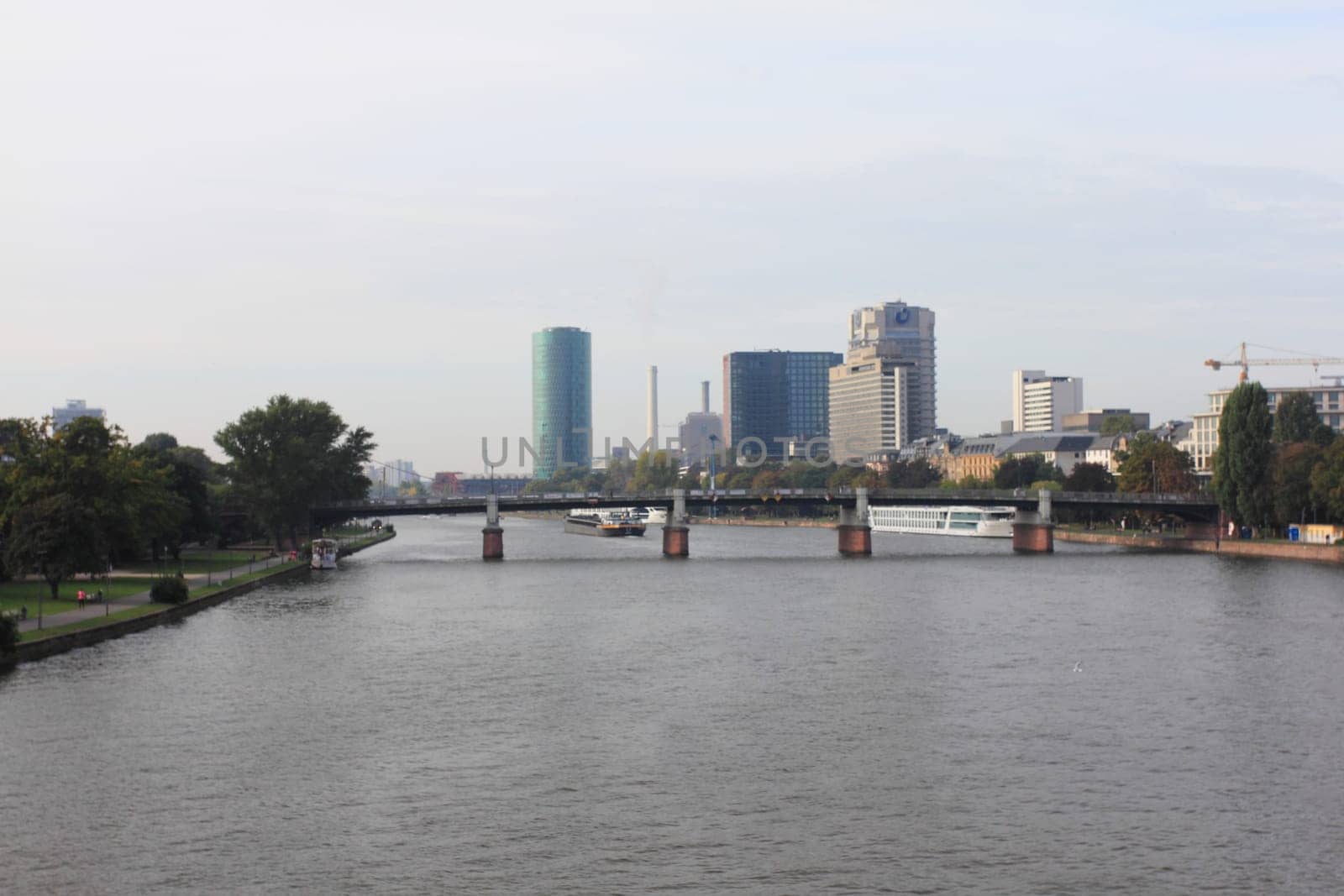 Frankfurt, Germany October 11, 2016: The skyscrapers of the financial district.Frankfurt, Deutschland 11. Oktober 2016: Die Hochhäuser des Bankenviertels