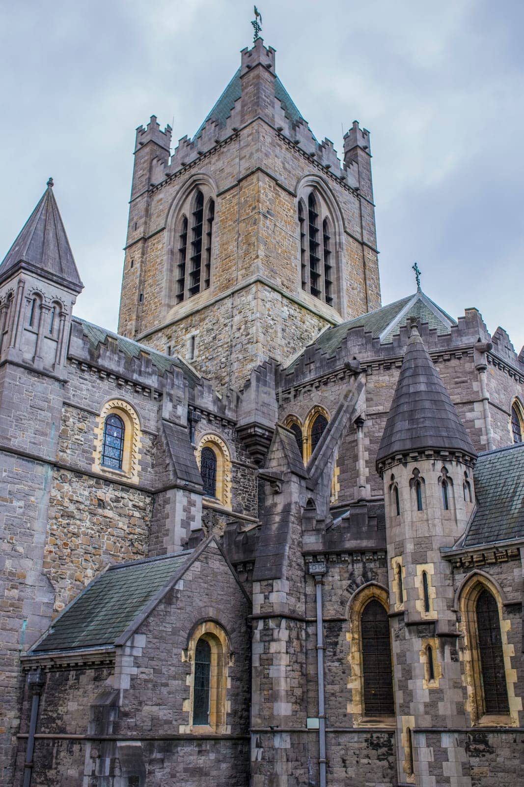 Christ Church Cathedral, elder of the capital citys two medieval cathedrals, Dublin, Ireland