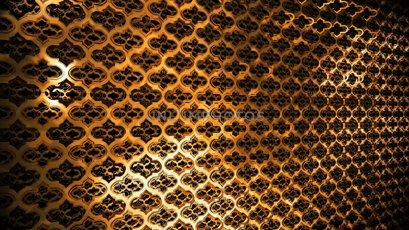 3D illustration Background for advertising and wallpaper in art deco and fashion party scene. 3D rendering in decorative concept.