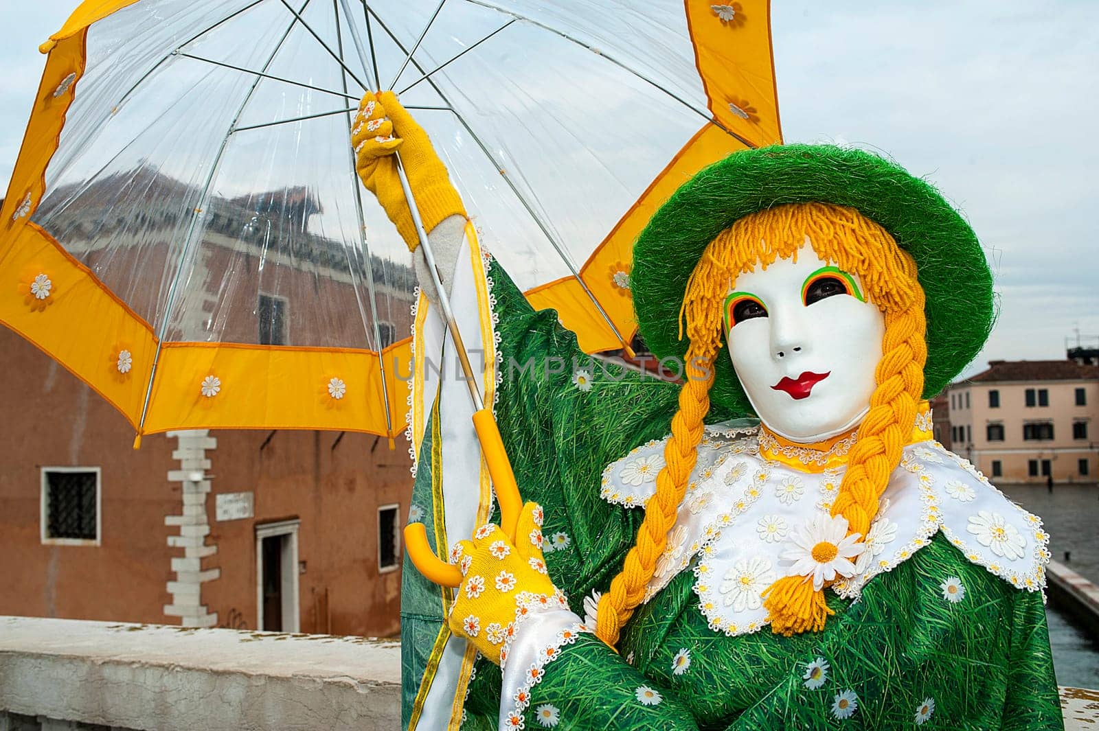 Venice, Italy - February 7 2018 - The Masks of carnival 2018. The Carnival of Venice (Italian: Carnevale di Venezia) is an annual festival held in Venice, Italy. The Carnival ends with the Christian celebration of Lent, forty days before Easter, on Shrove Tuesday (Martedì Grasso or Mardi Gras), the day before Ash Wednesday. The festival is world-famous for its elaborate masks.