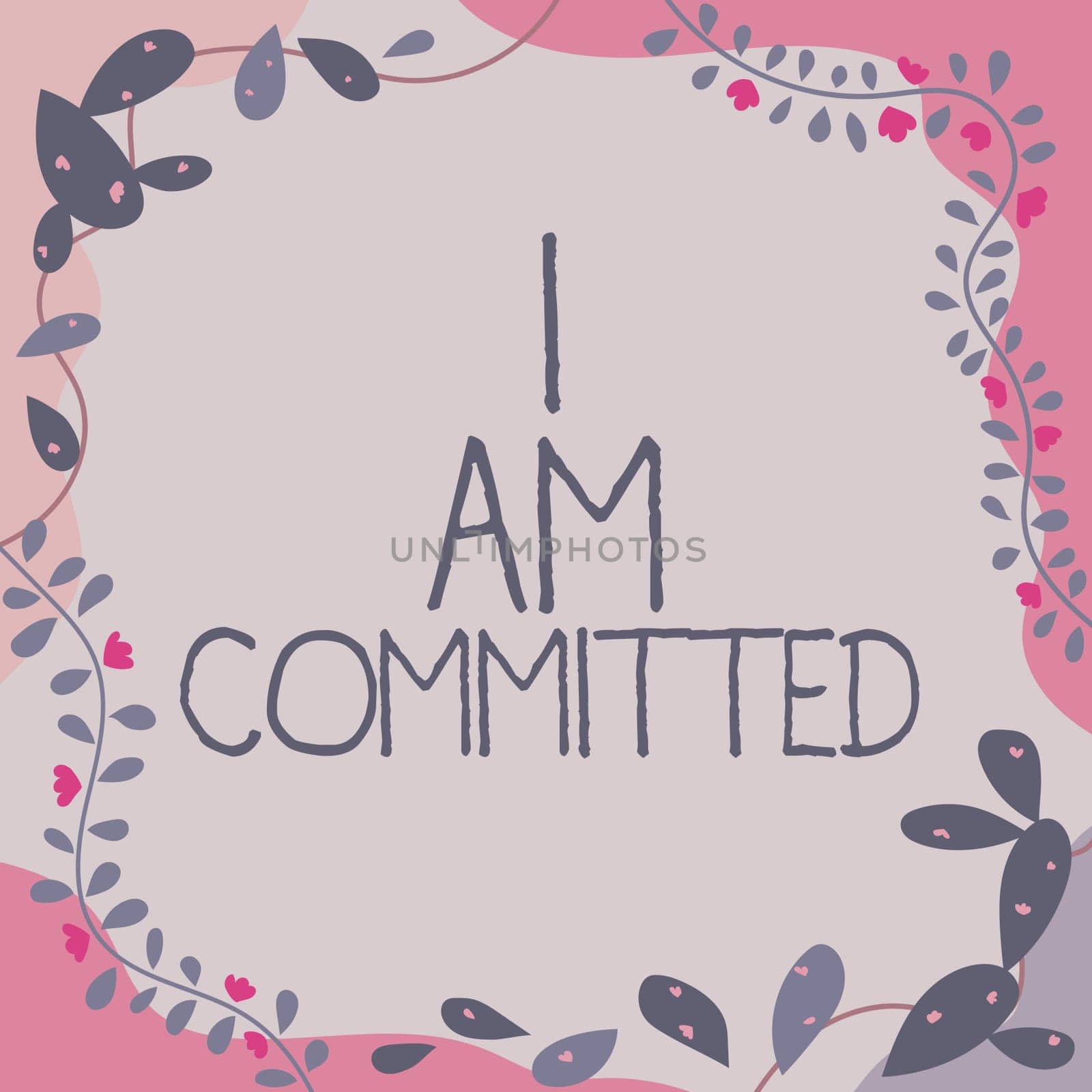 Hand writing sign I Am Committed, Business showcase To be engage with a cause or someone in particular Commitment Communication Box Design Representing Online Messaging And Chatting.