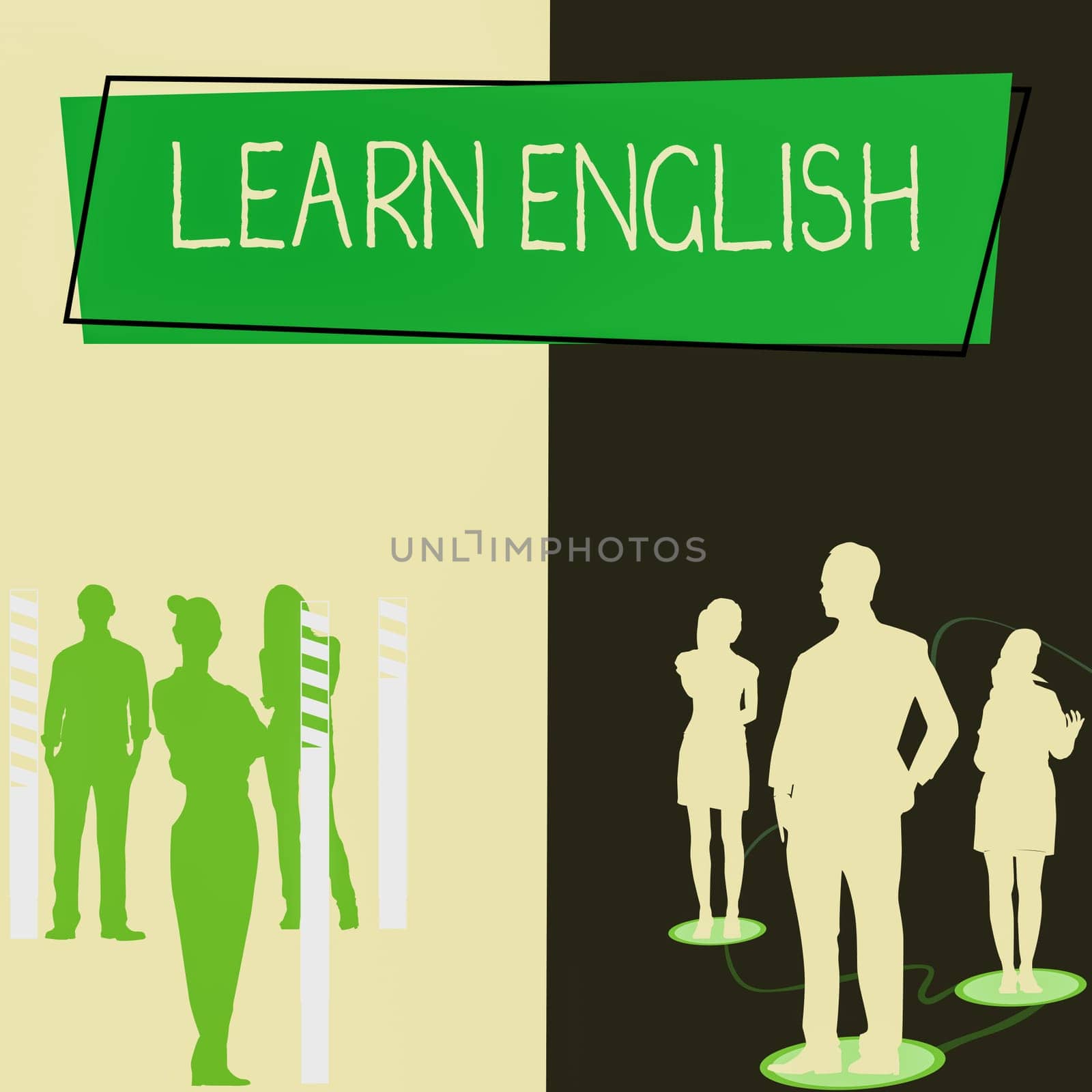 Conceptual display Learn English, Business idea Study another Language Learn Something Foreign Communication Businesswoman Holding Pen And Important Messages On Paper.
