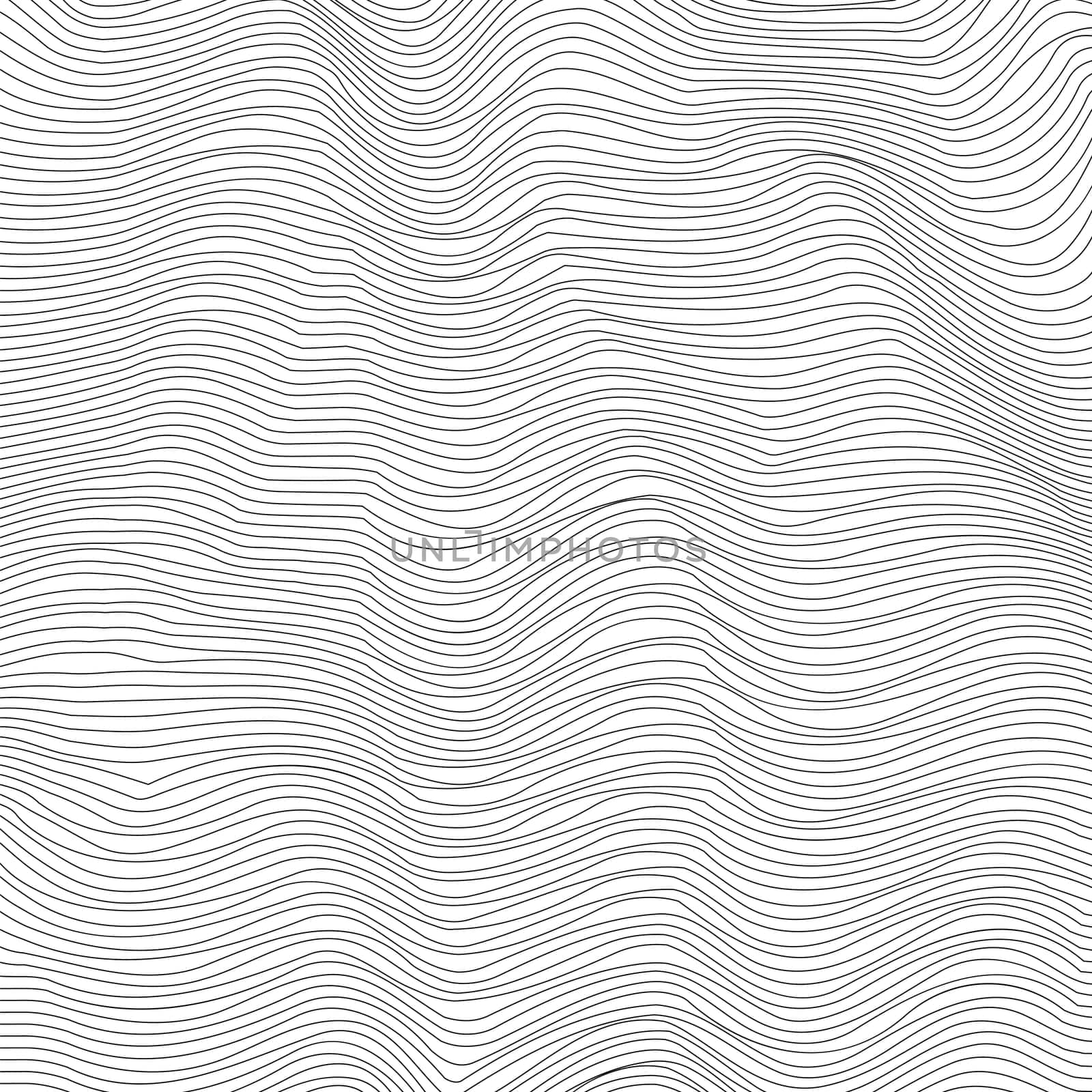 Wave Stripe Background. Grunge Line Textured Pattern.