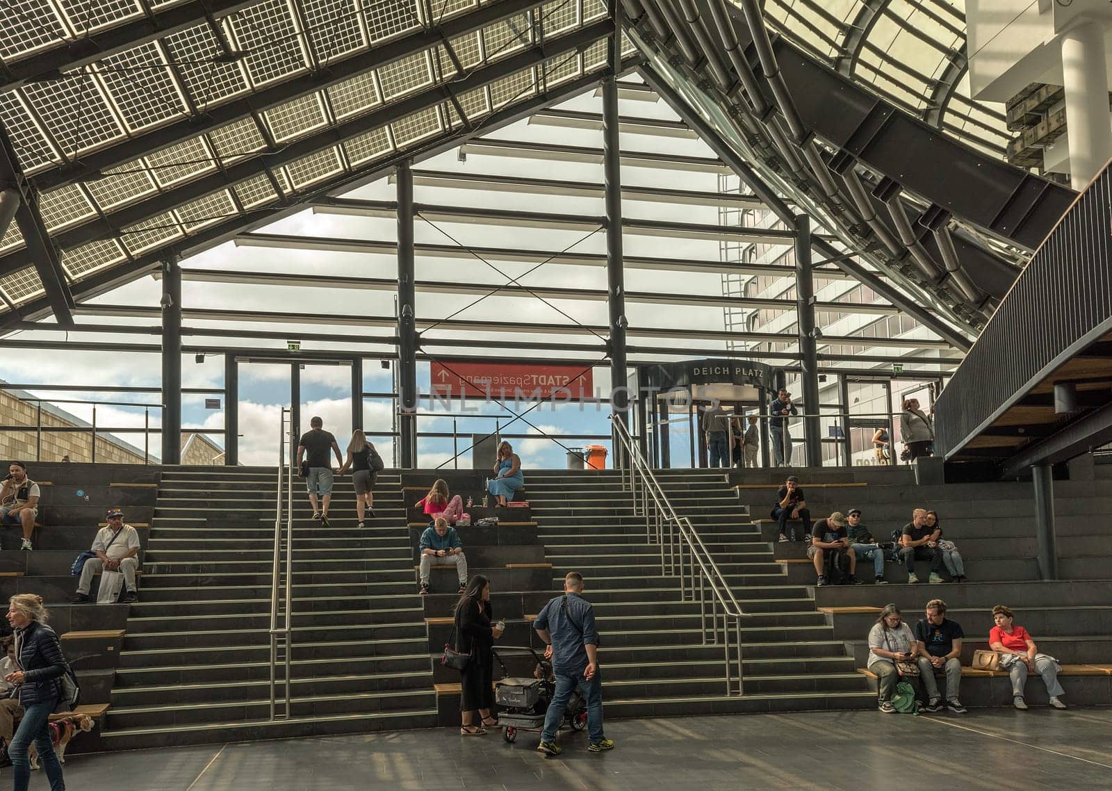 interior view of the Klimahaus museum, Bremerhaven, Germany