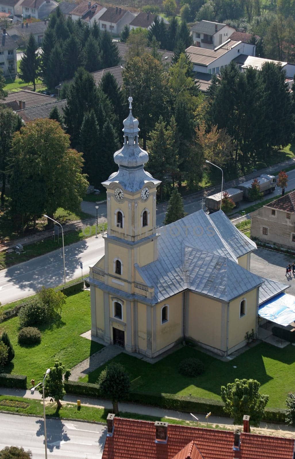 Parish church of Saint Joseph in Grubisno Polje, Croatia