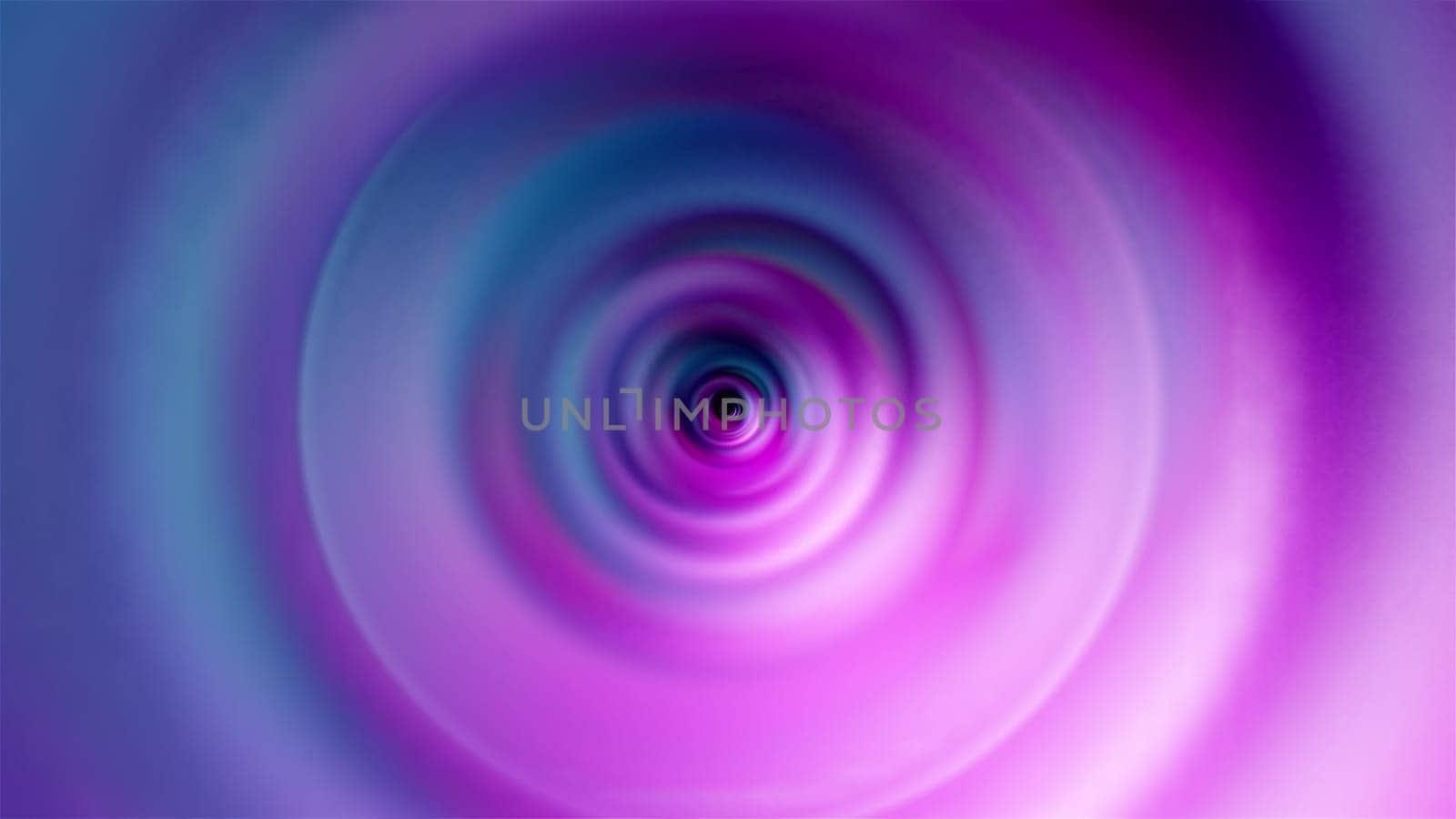 Magic tunnel. Computer generated 3d render
