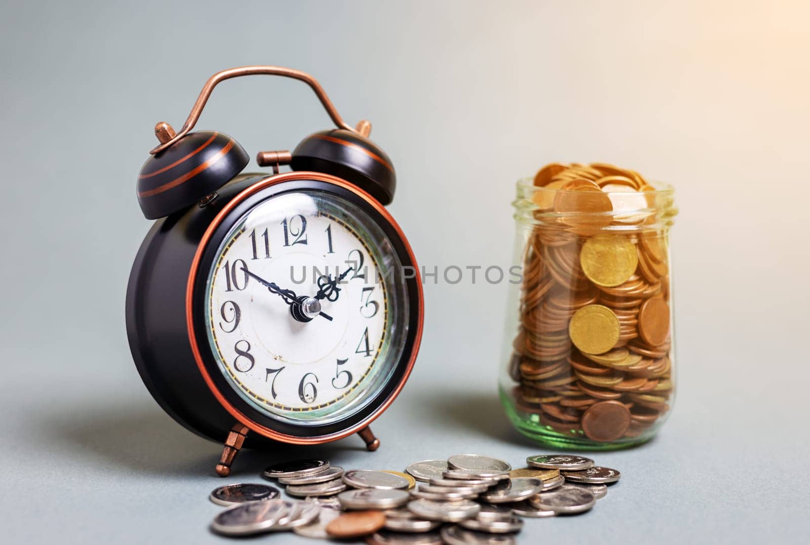 Save money for retirement and account banking for finance concept, Investor and accountant, saving, coin, retirement, financial concept, Investor time