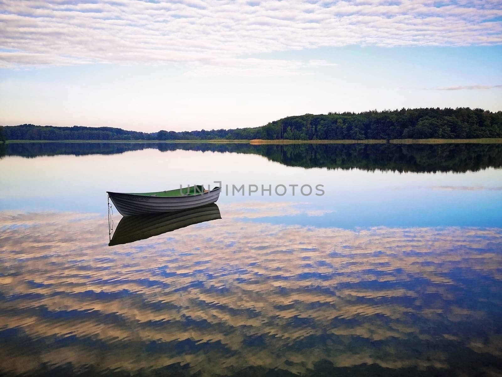 Dawn at Lübbesee near Templin, Brandenburg, Germany