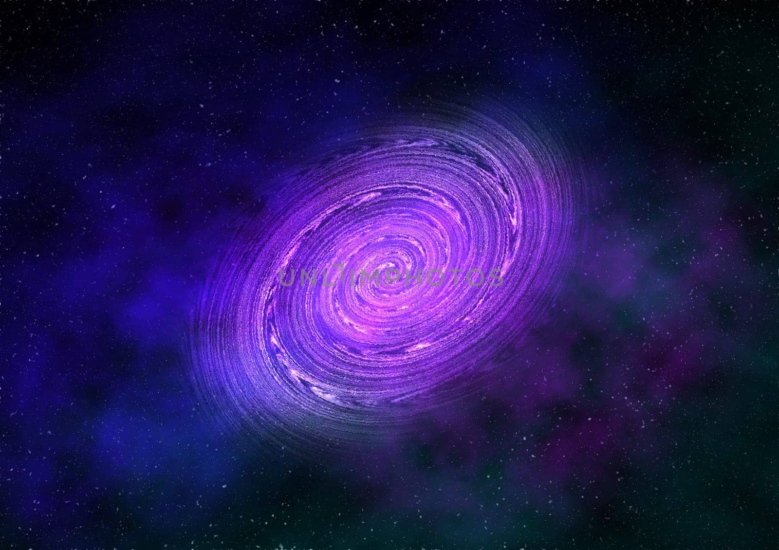 Stars and spiral galaxy night sky abstract design background