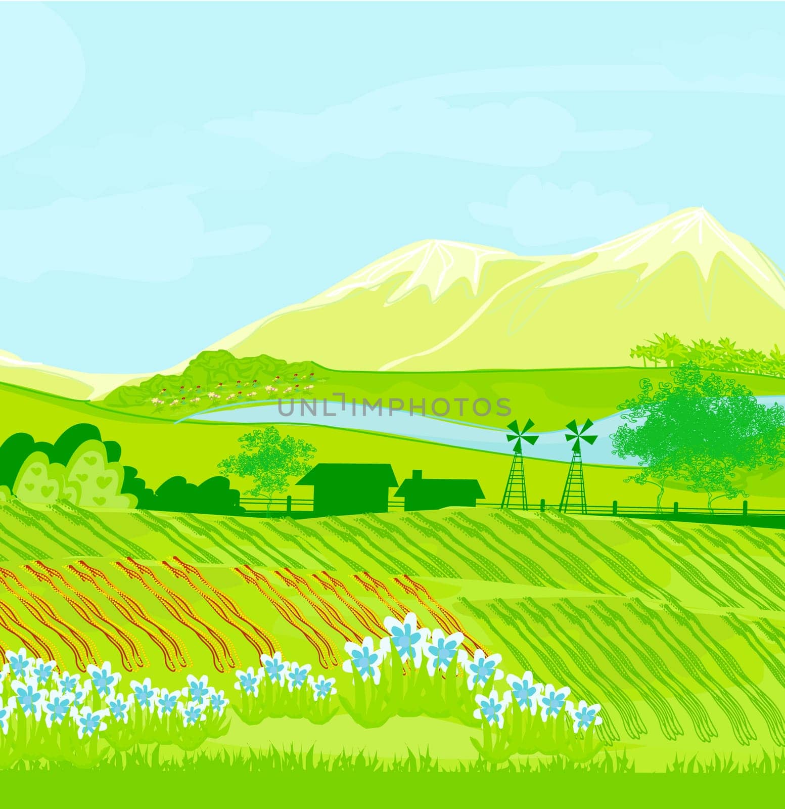 Eco farming - landscapes