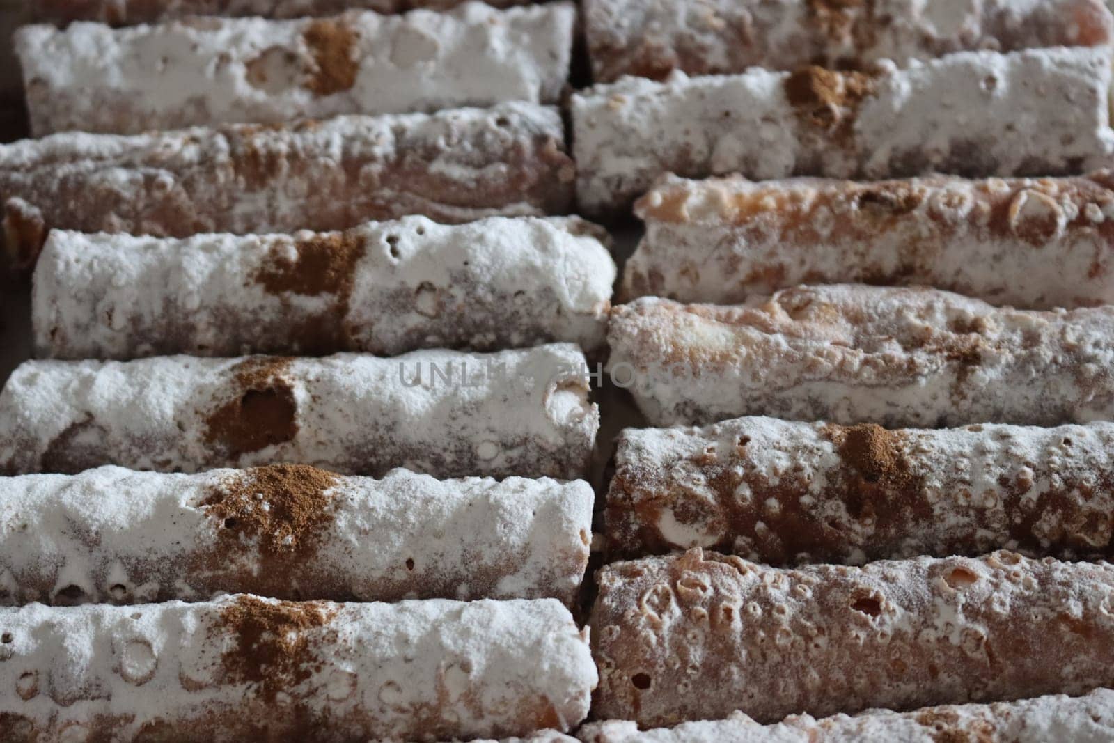 Zamora sweet dessert of delicious cream typical Spanish cane