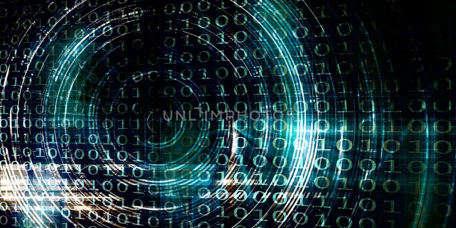 Digital Technology Abstract Background as an Internet Concept