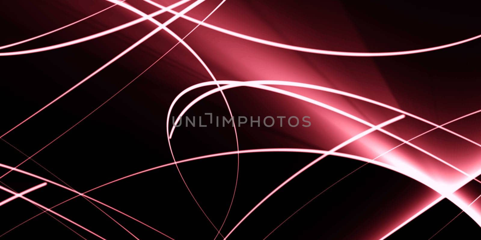 Energy Background Neon Lines Glowing as Technology Concept