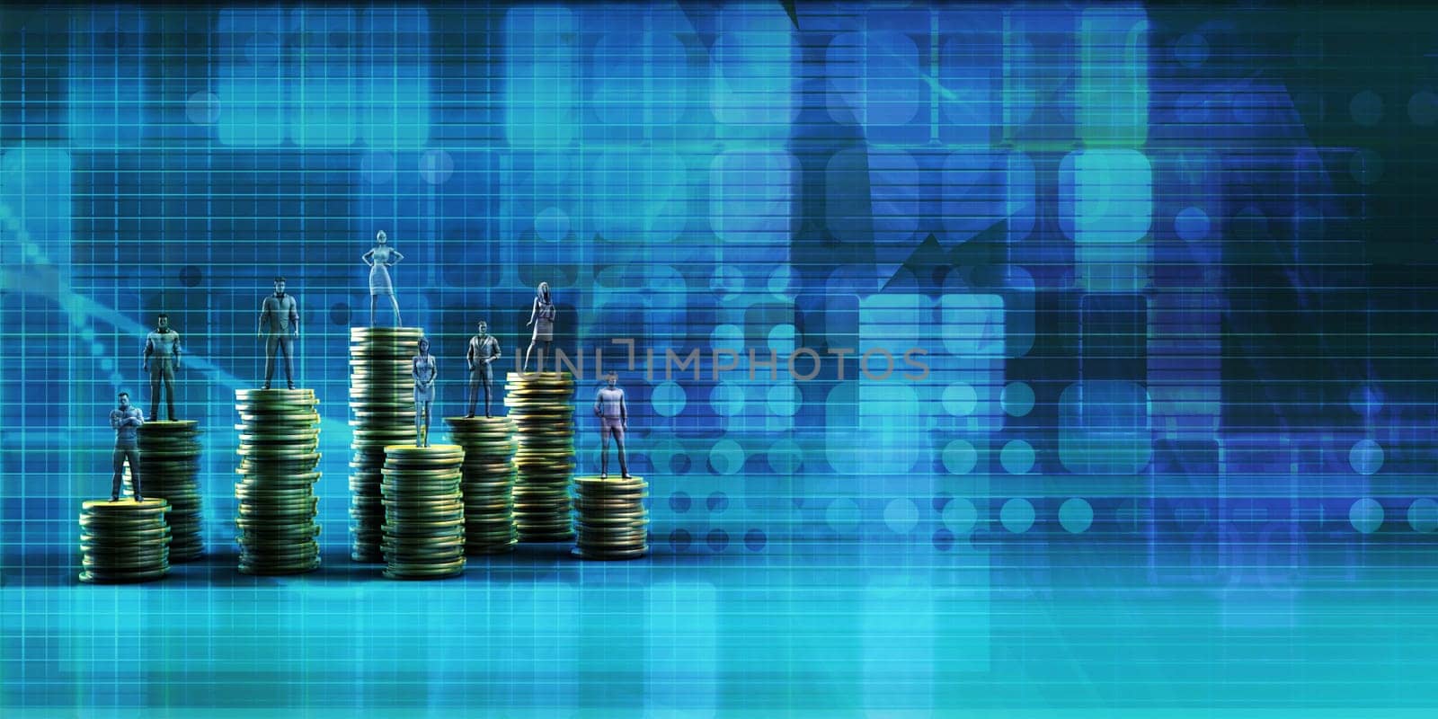 Business Marketing Presentation Abstract Background Concept Art