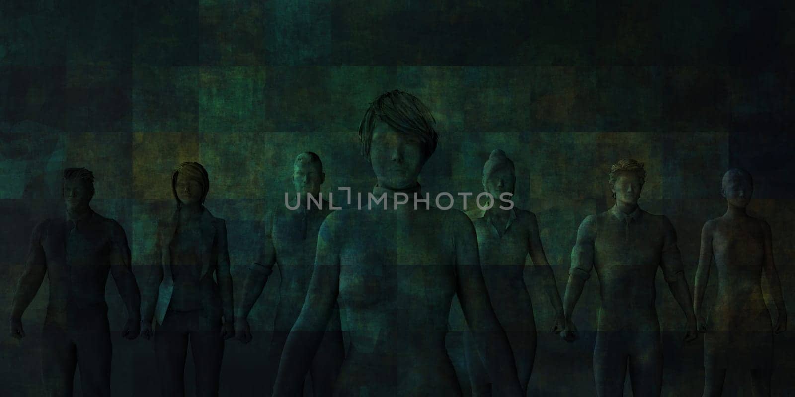 Marketing Abstract as a Presentation Background Concept