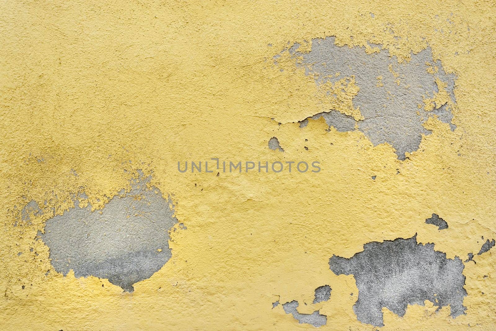 Old concrete Wall With Peel Swamp Color Stucco Texture. Retro Vintage Worn Wall Wallpaper.