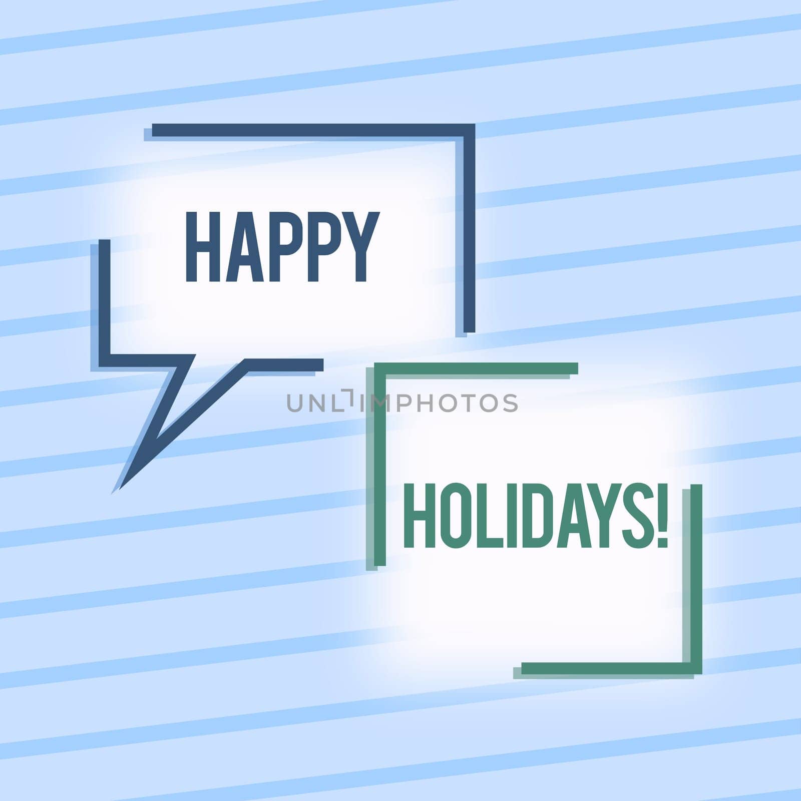 Text caption presenting Happy HolidaysMade a short journey by a group of people for pleasure, Concept meaning Made a short journey by a group of showing for pleasure