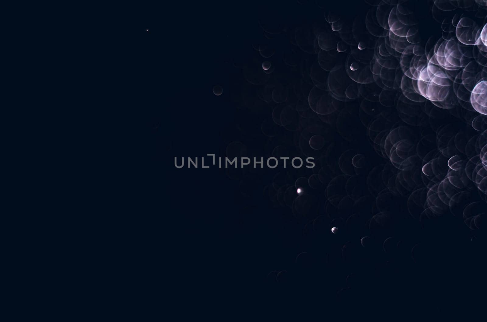Light abstract dark bokeh christmas circle color glitter blurred black background