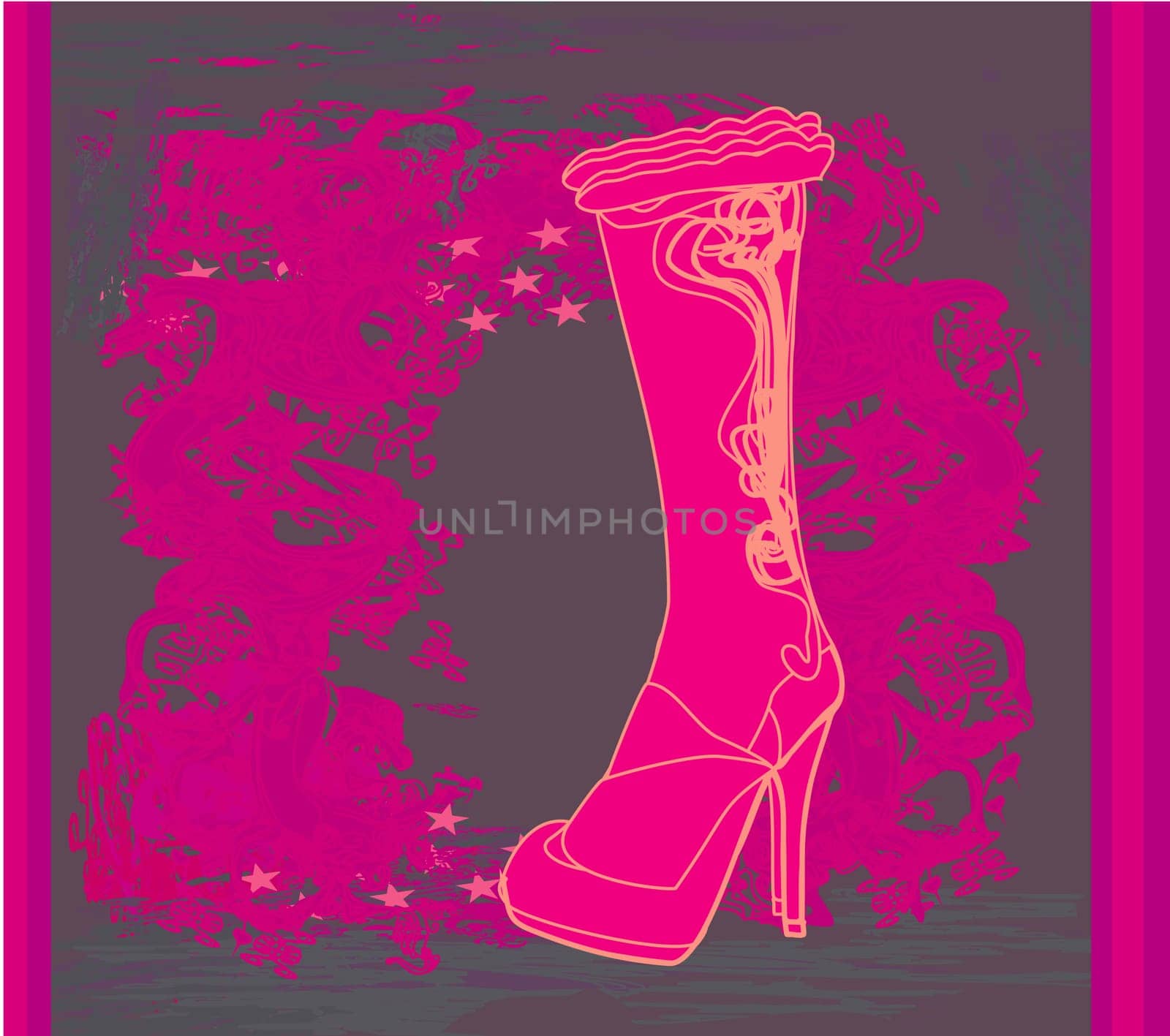 shoes vintage poster