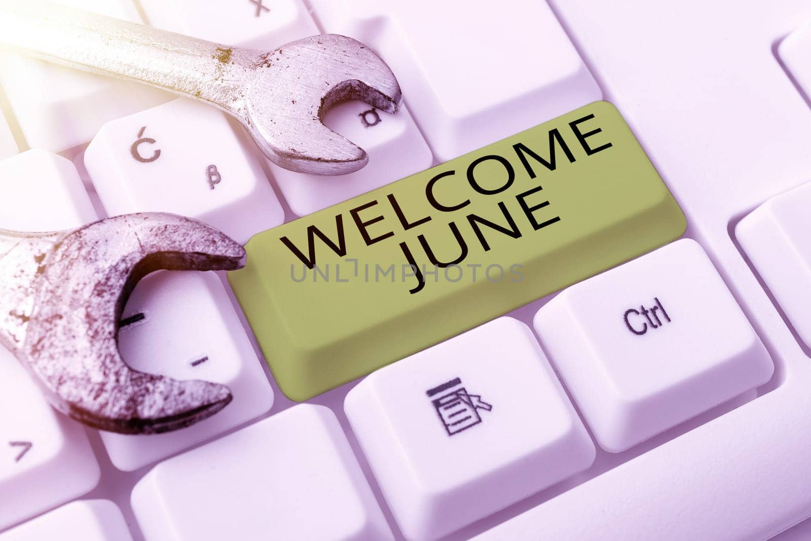 Inspiration showing sign Welcome June, Business approach Calendar Sixth Month Second Quarter Thirty days Greetings