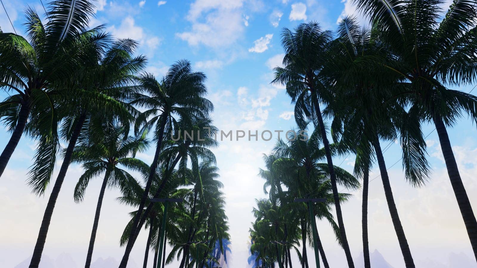 3D illustration Background for advertising and wallpaper in nature and advertising scene. 3D rendering in decorative concept