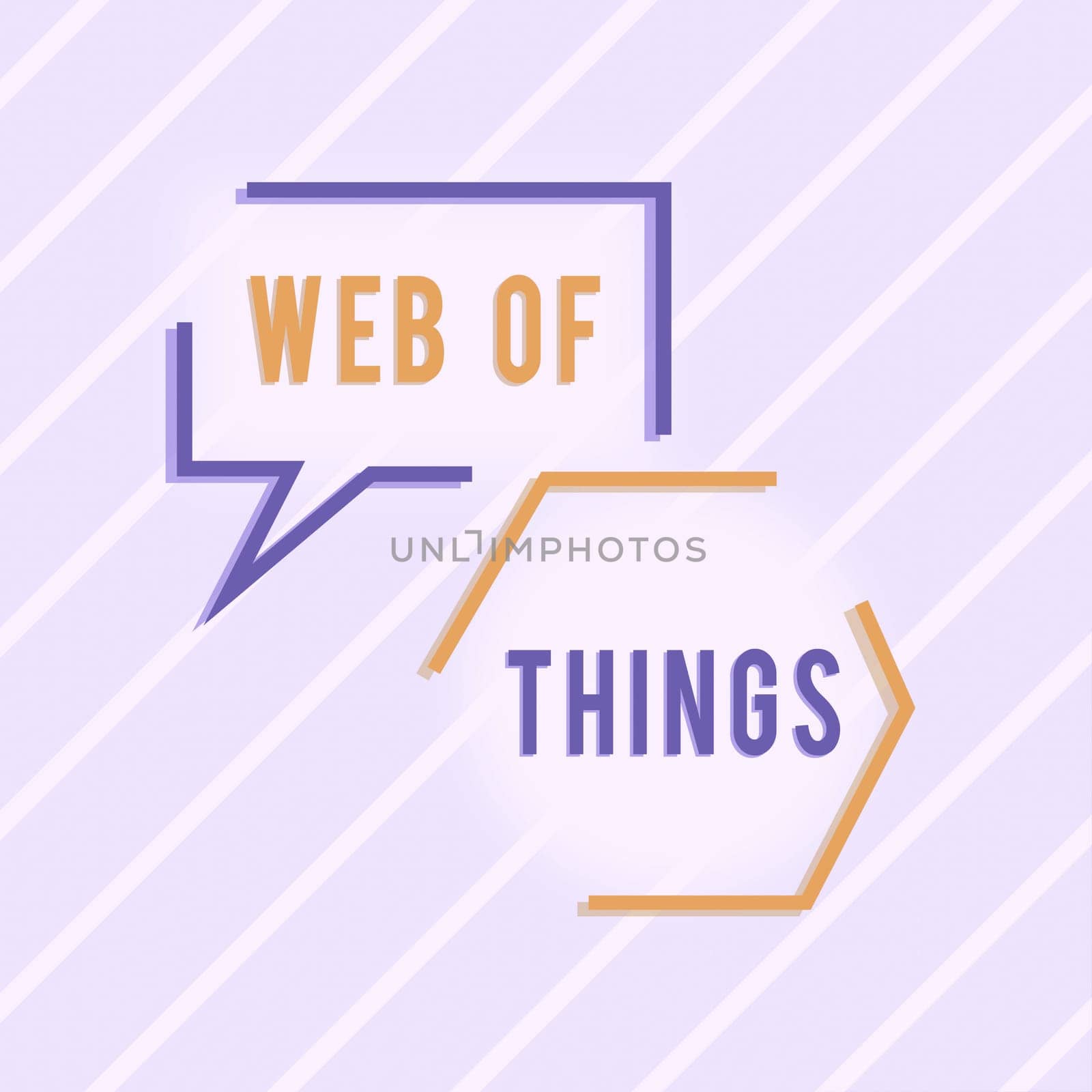 Writing displaying text Web Of Things, Business concept Internet technology online modern data service communication