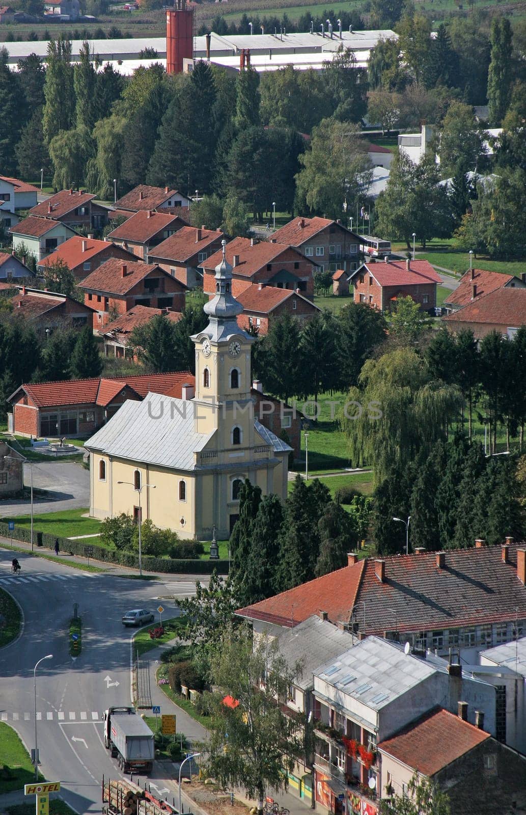 Parish church of Saint Joseph in Grubisno Polje, Croatia
