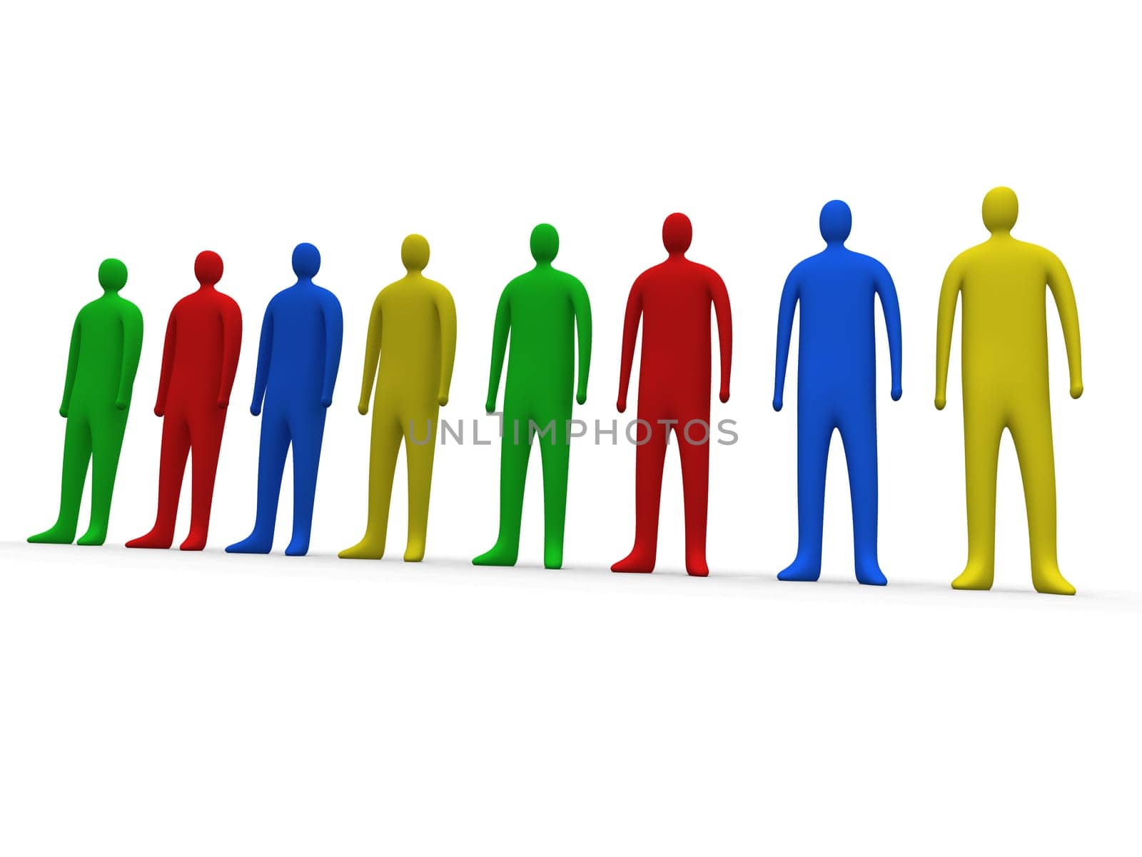 Multicolor People #1.