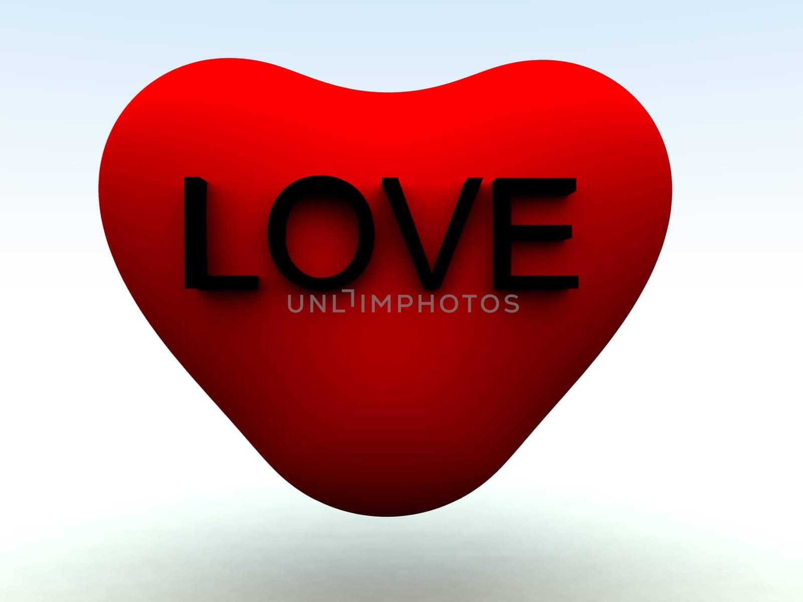 This is a loving heart for romantic concepts.