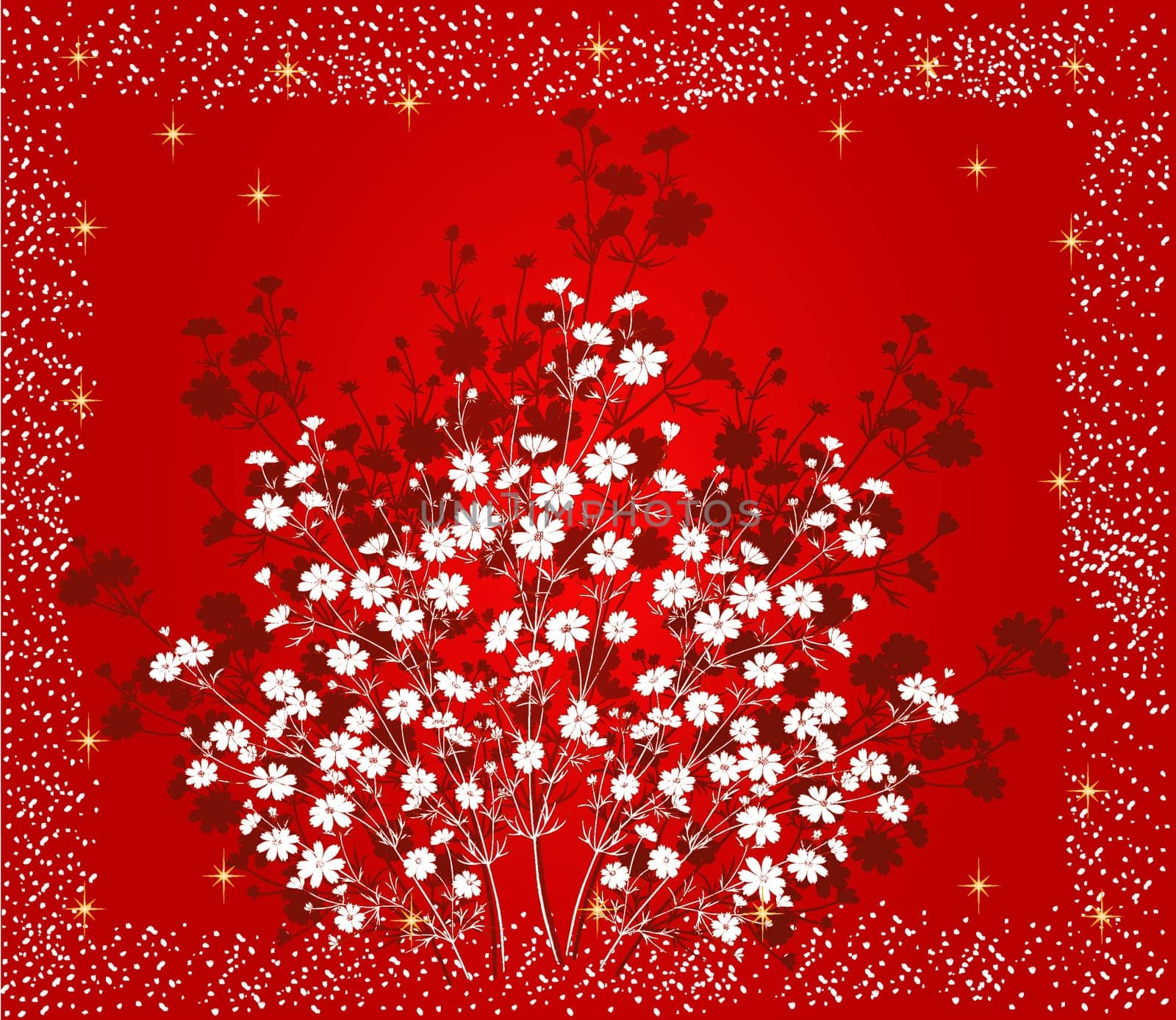 Floral background - vector
