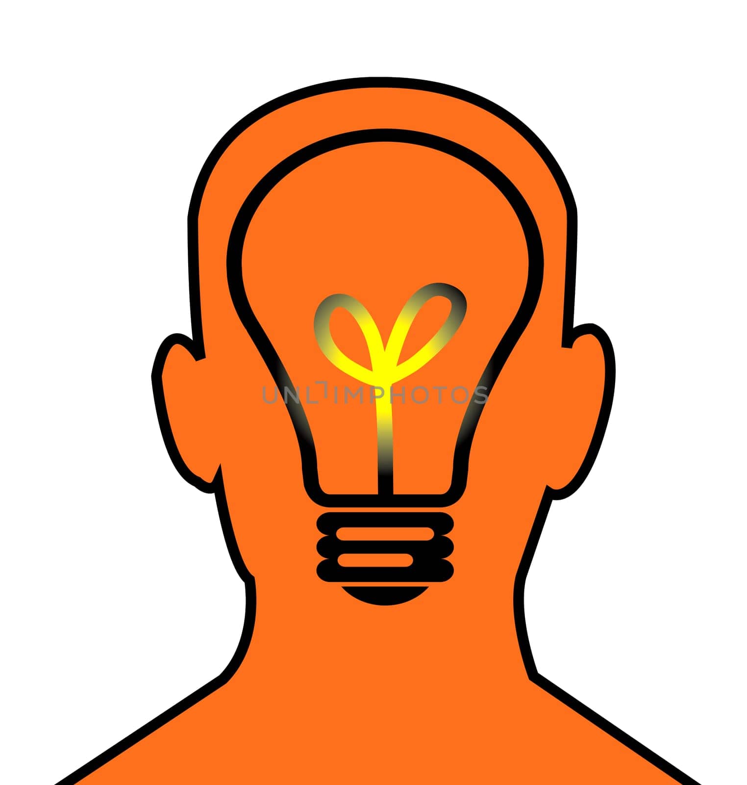 a image of  person thinking