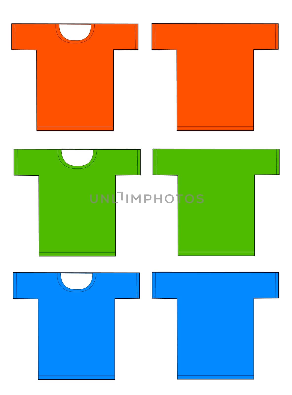a image of   A model of a t-shirt design