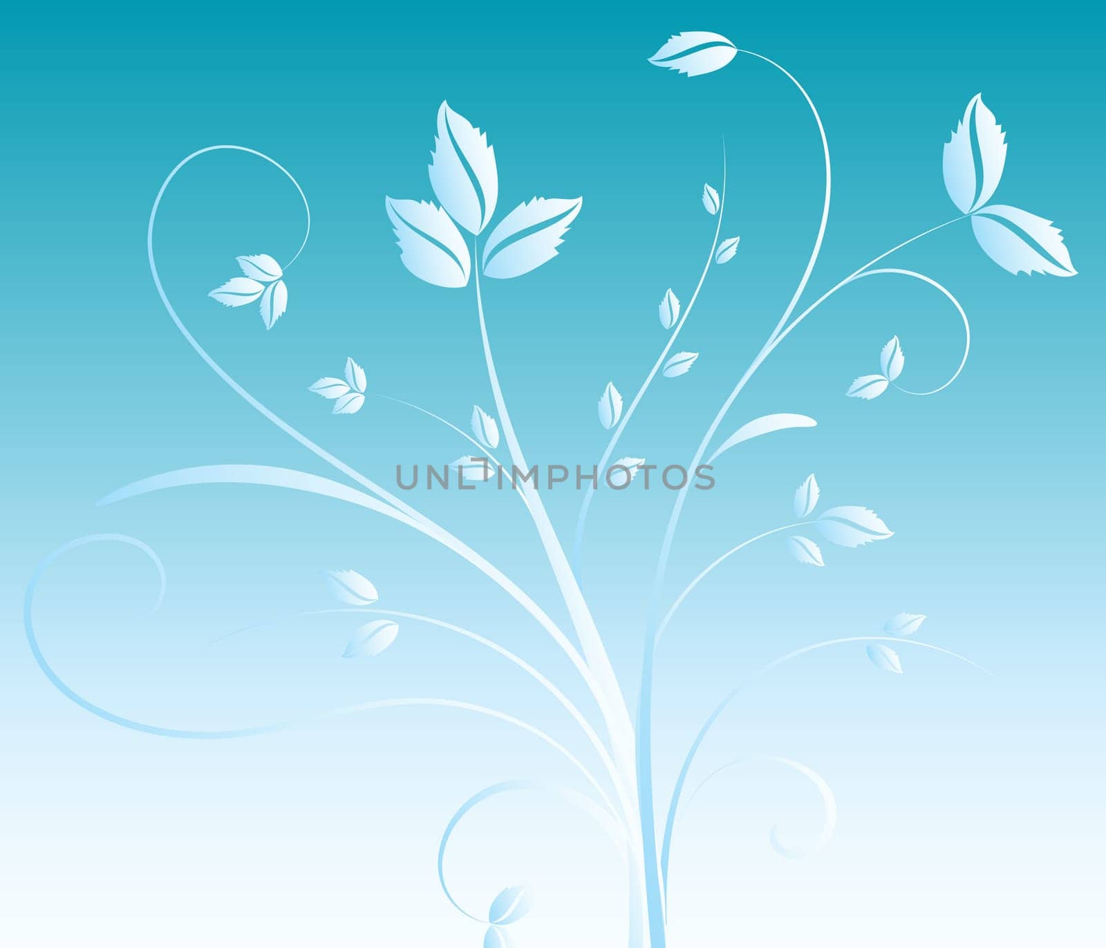 Abstract floral design