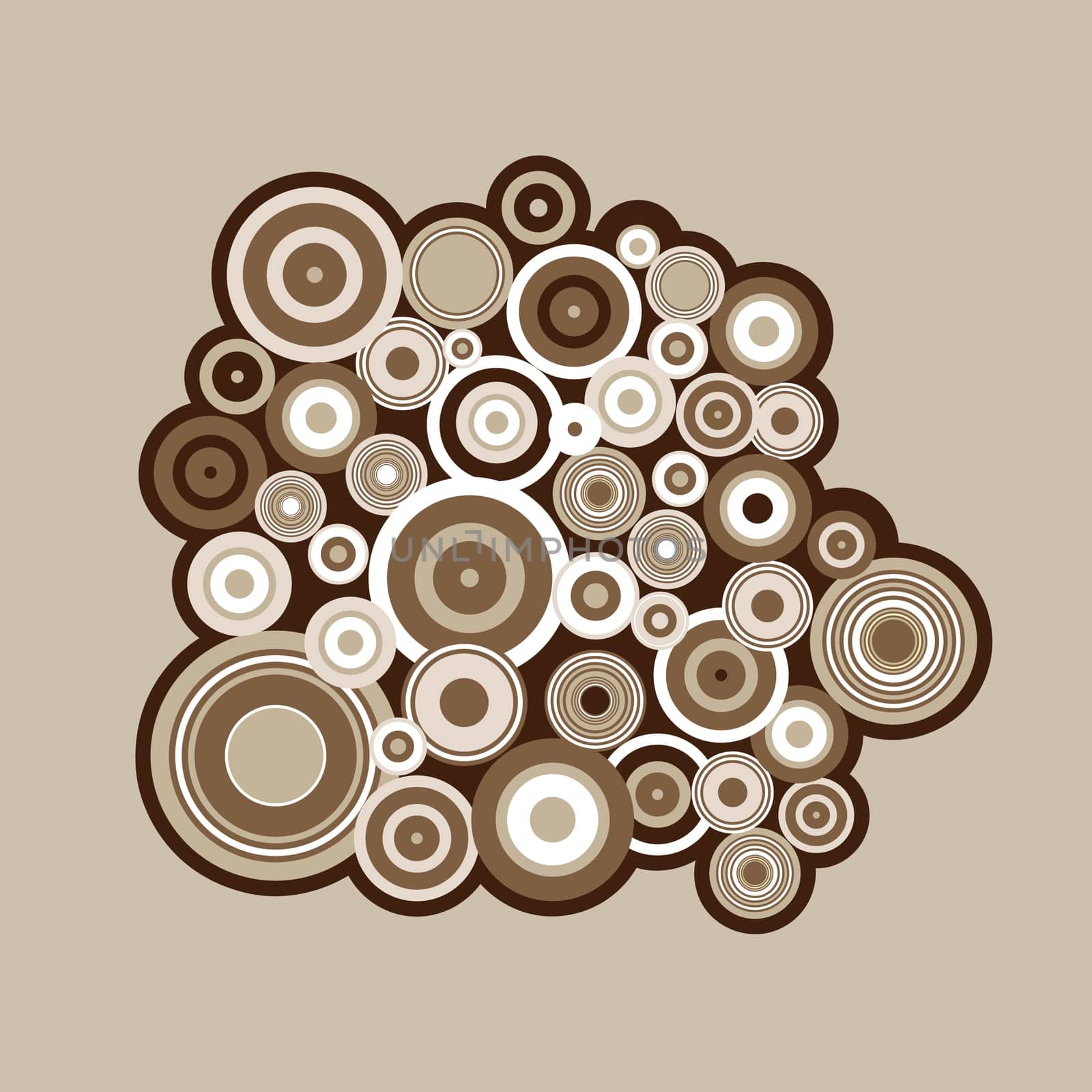 Retro abstract style background