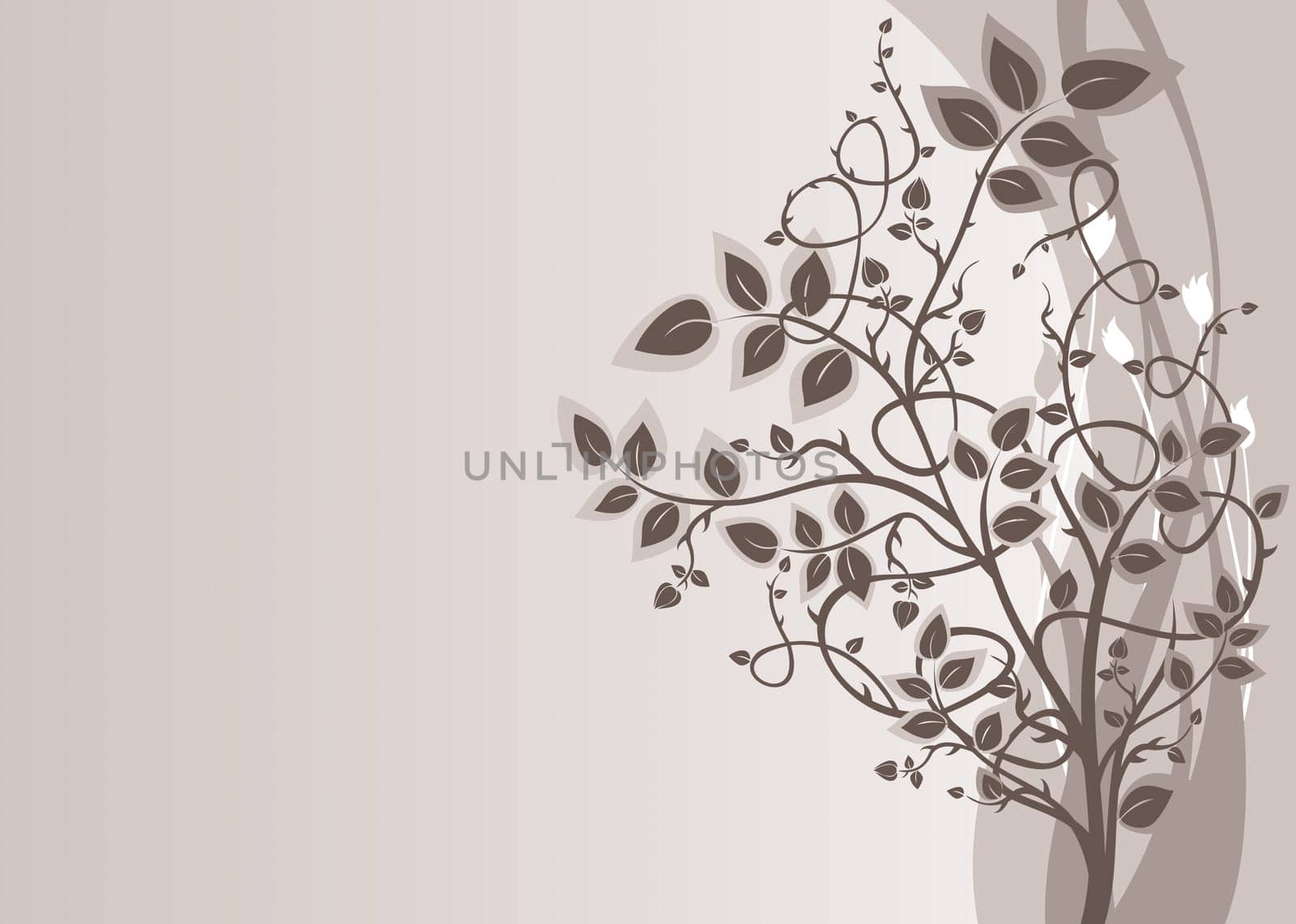 Floral background illustration