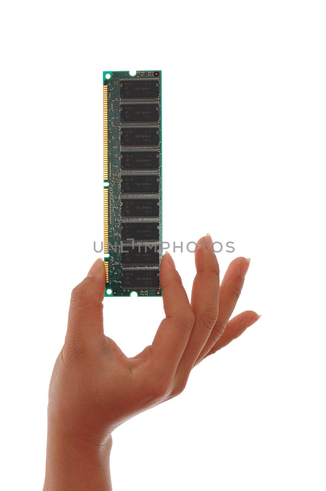 memory stick in hand