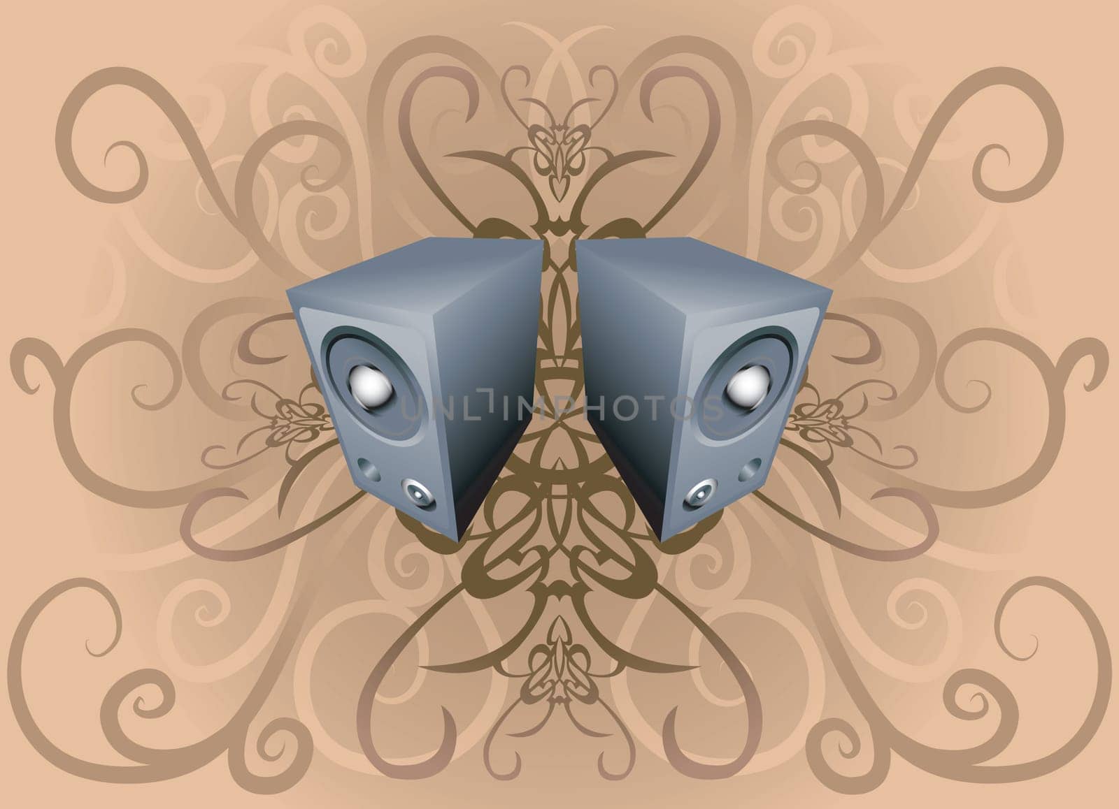 speakers on background