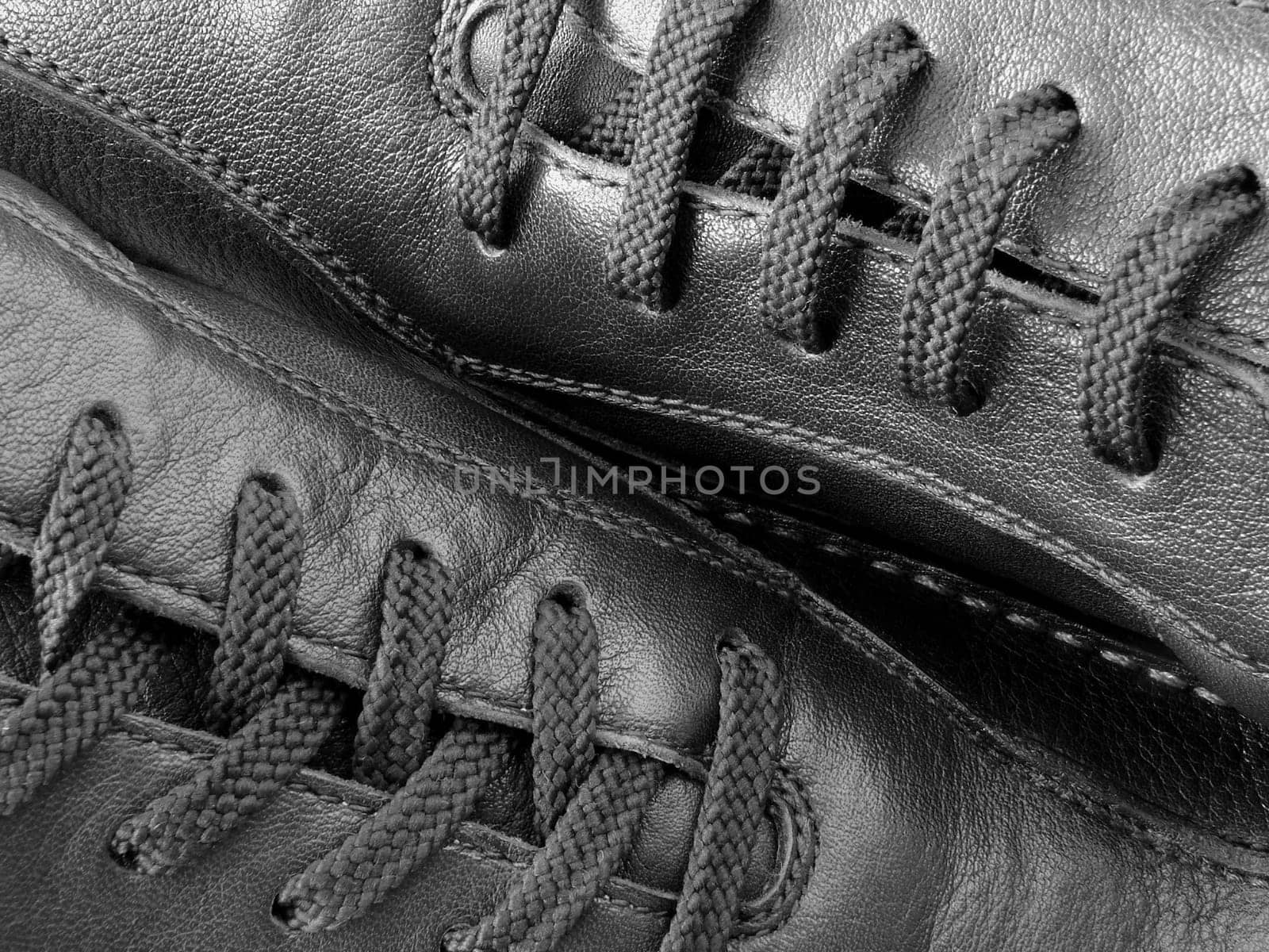 close-up fragment of the moccasins