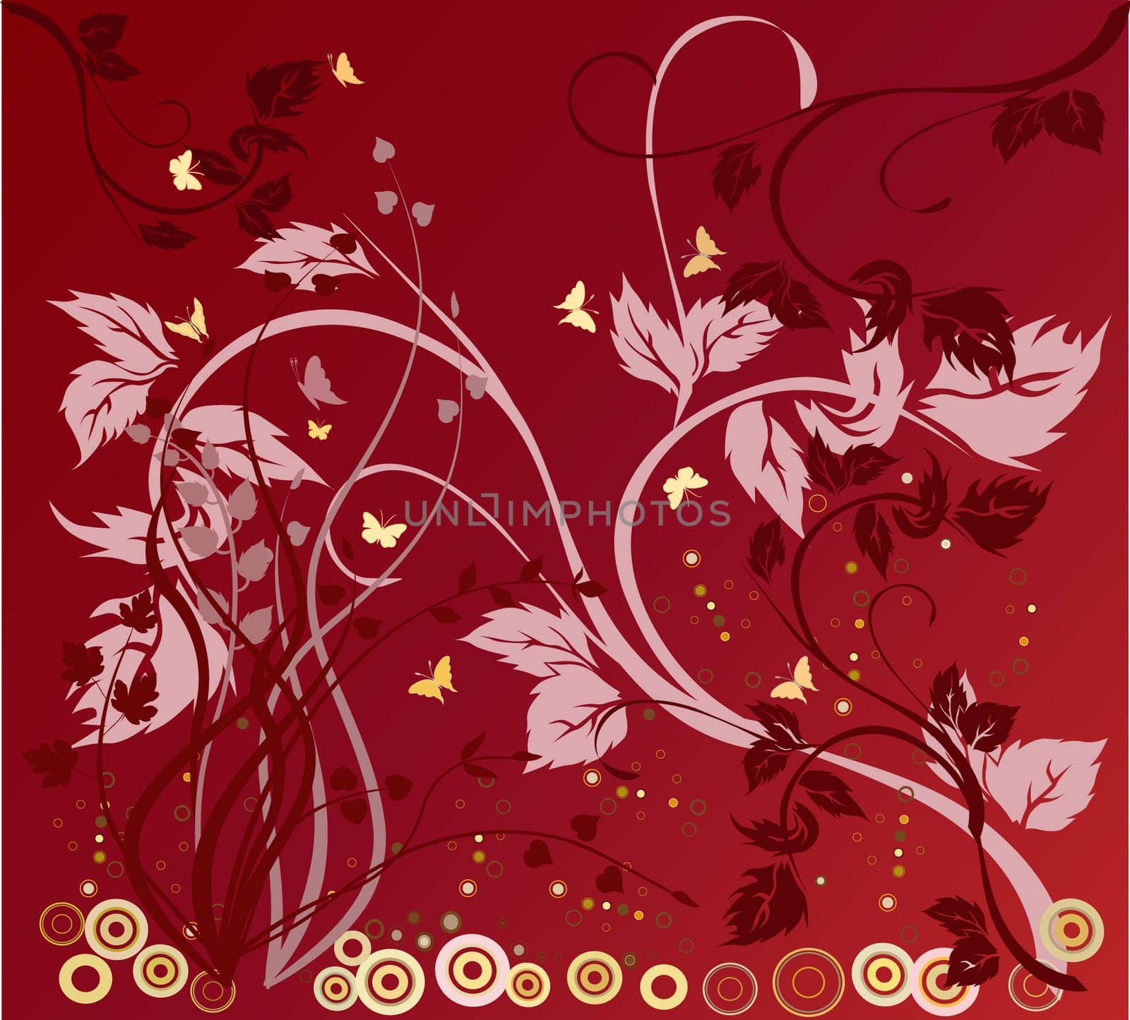 Floral Background - vector