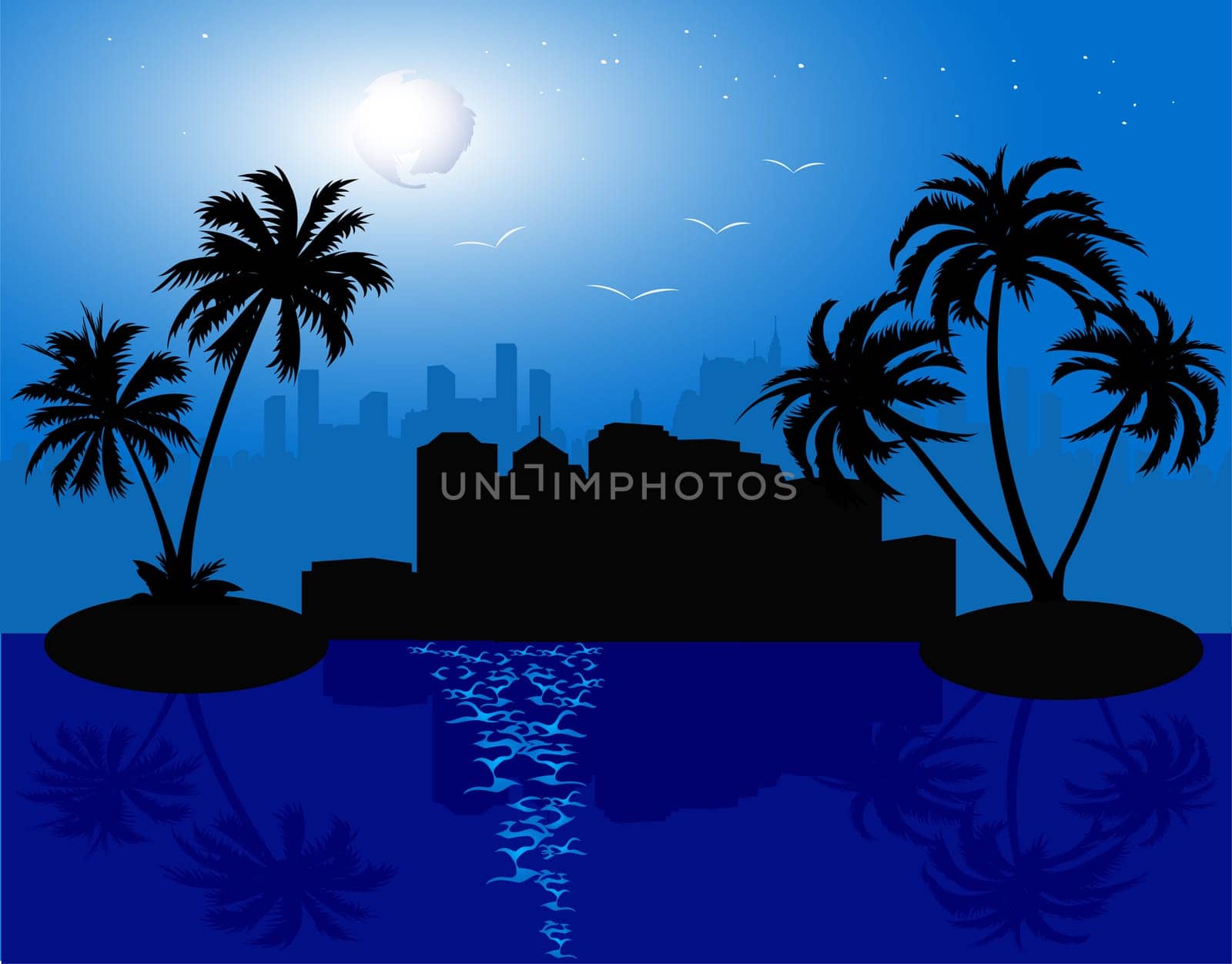 Urban background - vector
