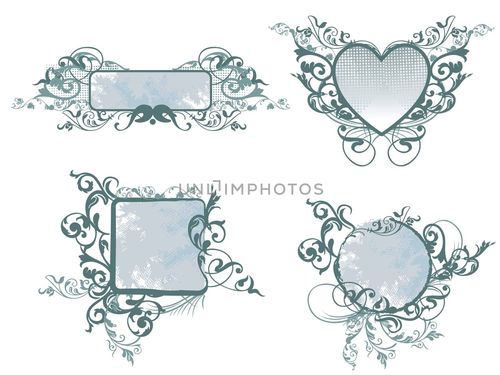 floral banner collection