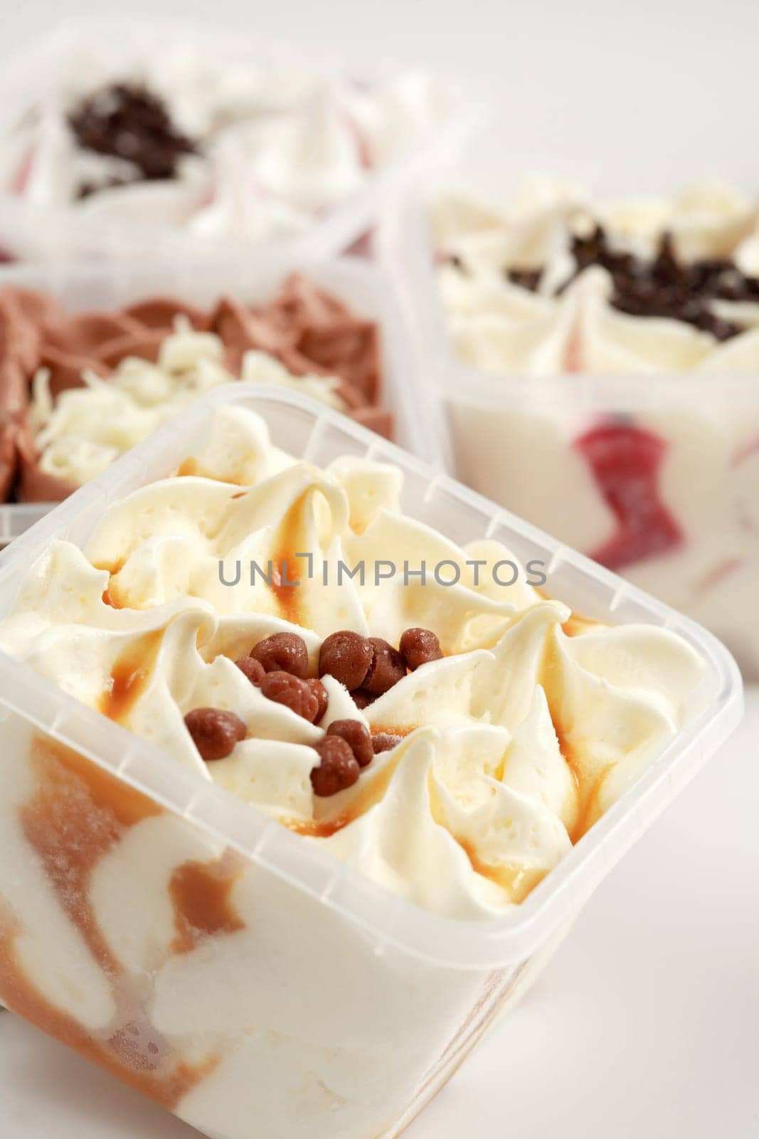 Different sorts of ice cream